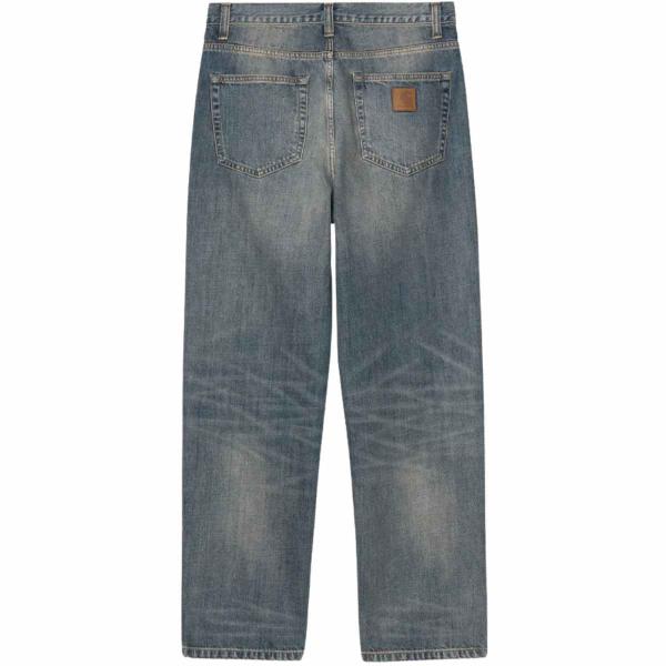 CARHARTT WIP AARON PANT BLUE (WORN USED WASHED)