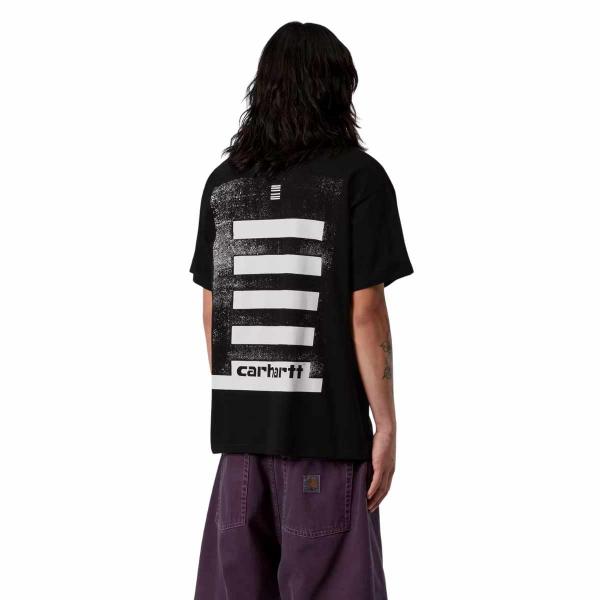 CARHARTT WIP S/S ARCHIVE LINES BLACK T-SHIRT