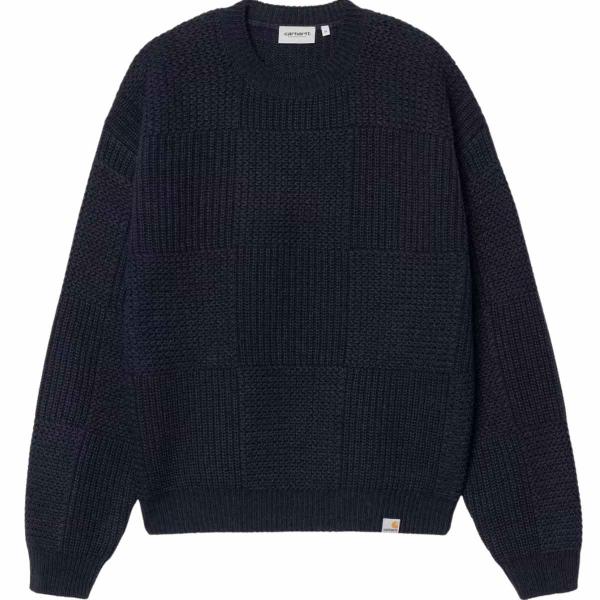 CARHARTT WIP BISHOP SWEATER MAGLIONE DARK NAVY