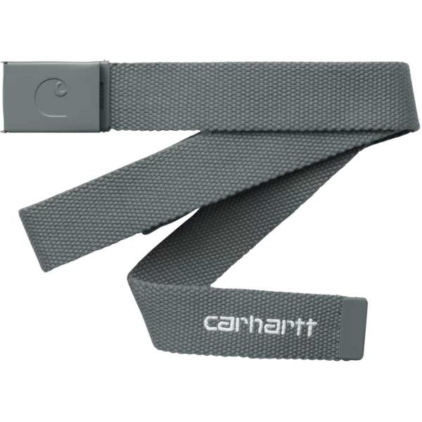 CARHARTT WIP C-LOGO BELT TONAL VELVET GREEN/WHITE CINTURA