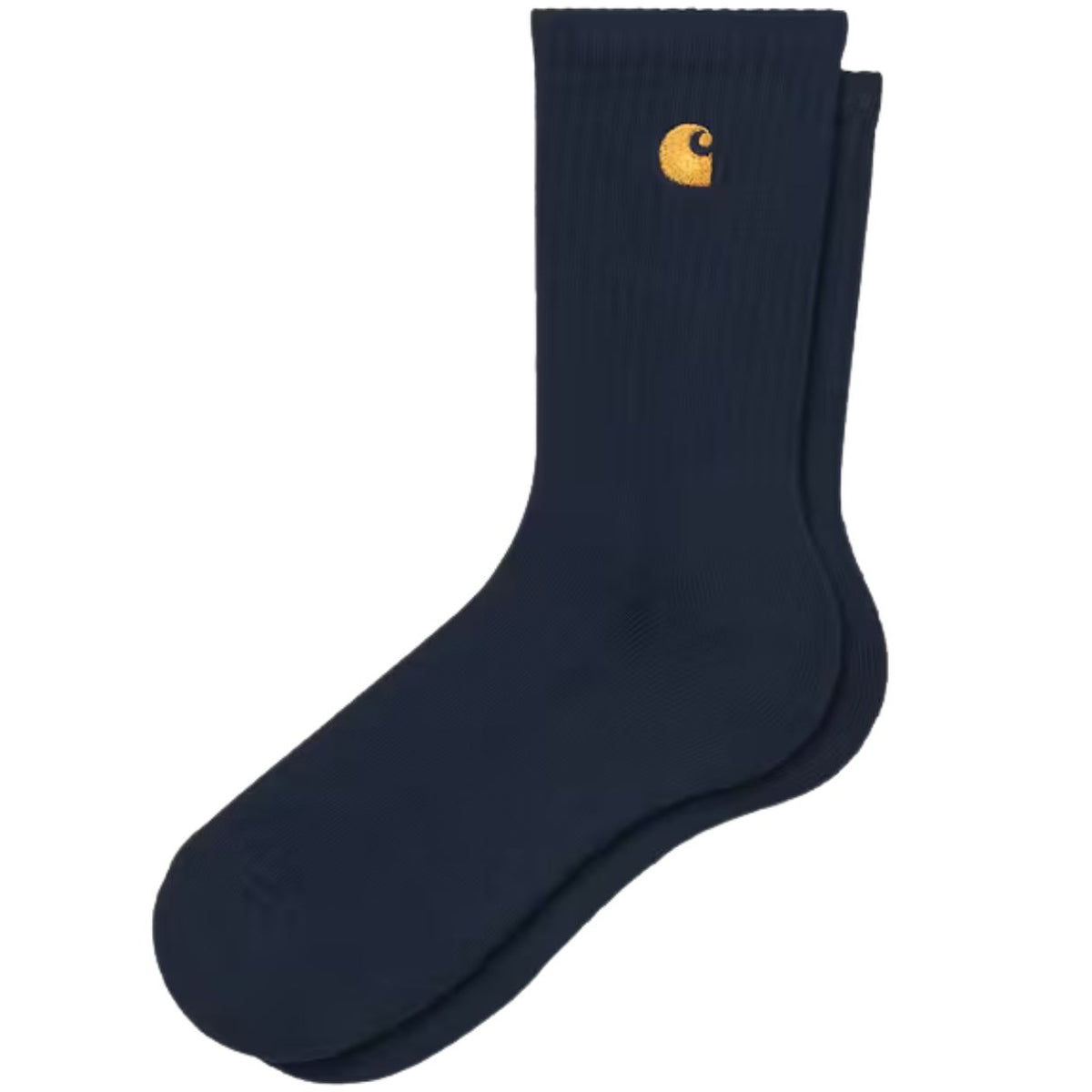 CARHARTT WIP CHASE SOCKS DARK NAVY/GOLD CALZINI
