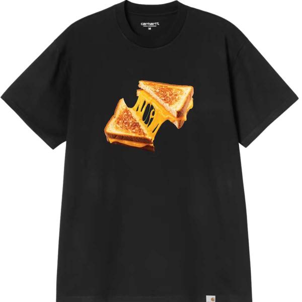 CARHARTT WIP S/S CHEESE TOAST BLACK T-SHIRT