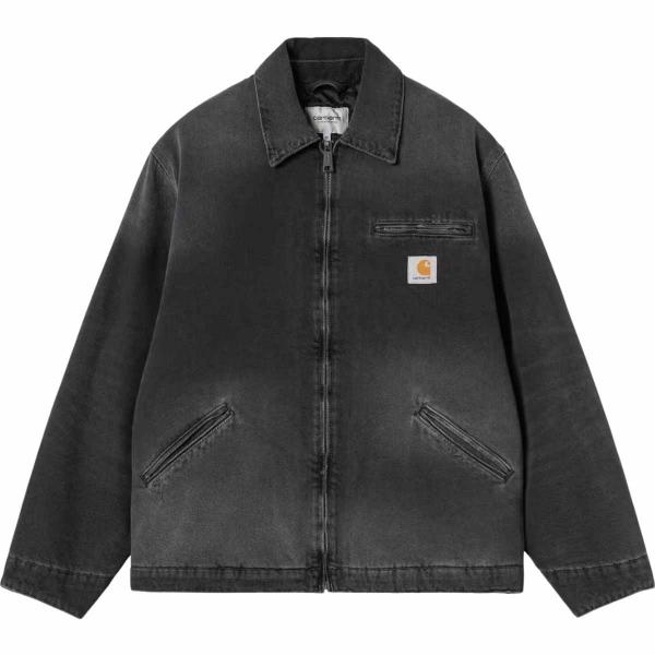 CARHARTT WIP OG DETROIT JACKET BLACK (GRIND WASHED)
