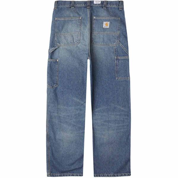 CARHARTT WIP OG DOUBLE KNEE BLUE PANT (GRIND WASHED)