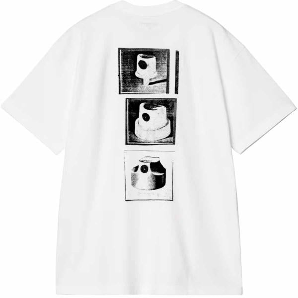 CARHARTT WIP S/S CAPS WHITE T-SHIRT