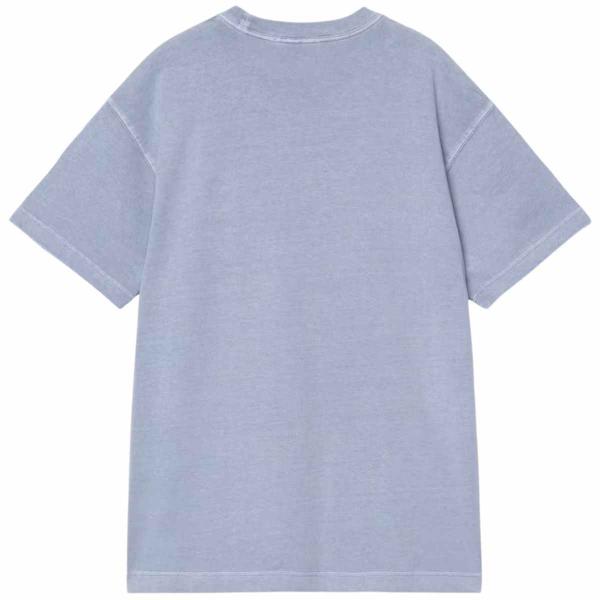 CARHARTT WIP S/S NELSON T-SHIRT GENTLE BLUE (GARMENT DYED)