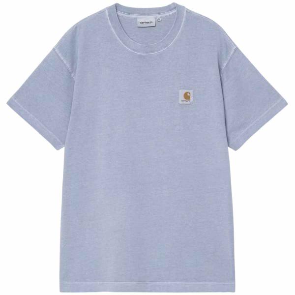 CARHARTT WIP S/S NELSON T-SHIRT GENTLE BLUE (GARMENT DYED)