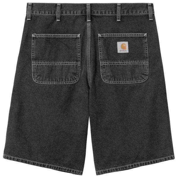 CARHARTT WIP SIMPLE SHORT BLACK (HEAVY STONE WASHED)