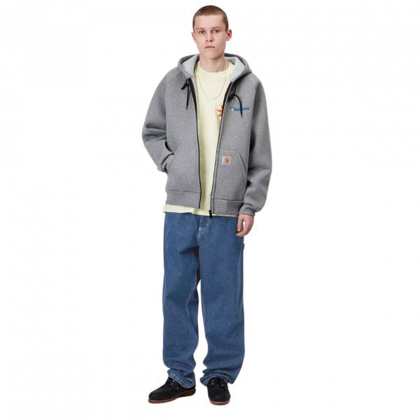 CARHARTT WIP SINGLE KNEE PANT BLUE (STONE WASHED) HEART PATCH