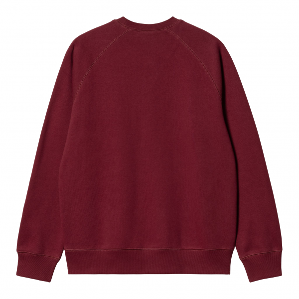 CARHARTT WIP CHASE SWEATSHIRT AMARONE/GOLD