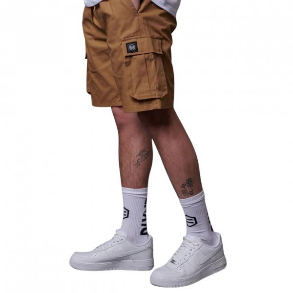 DOLLY NOIRE COTTON RIPSTOP CARGO BEIGE EASYSHORTS