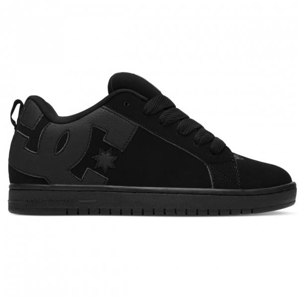 DC SHOES COURT GRAFFIK ALL BLACK SCARPE
