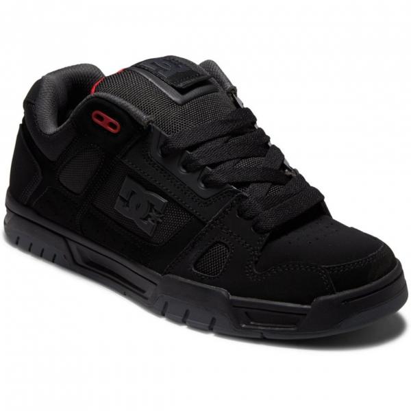 DC SHOES STAG BLACK/GREY/RED