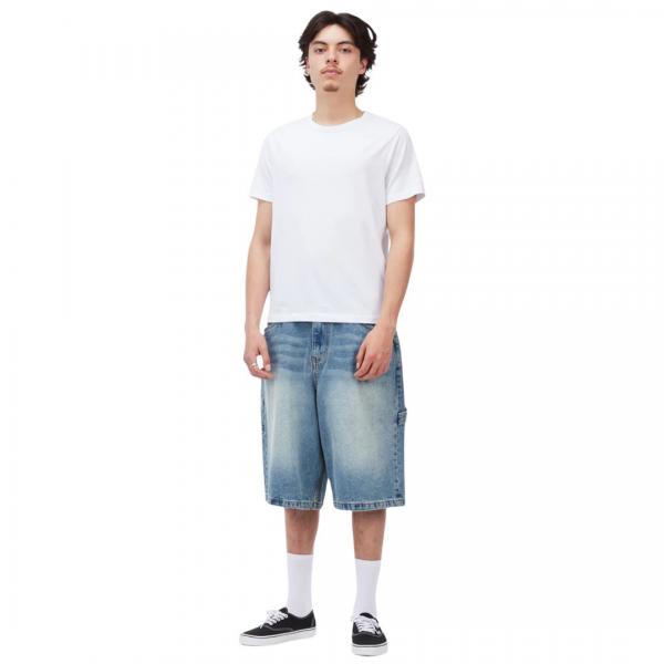 DIME CLASSIC DENIM SHORTS SANDBLASTED INDIGO