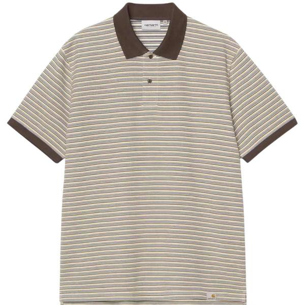 CARHARTT WIP S/S DION POLO STRIPE WAX