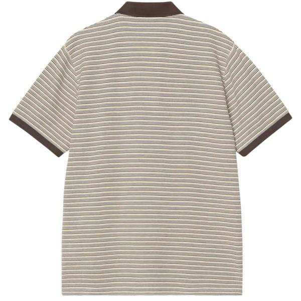 CARHARTT WIP S/S DION POLO STRIPE WAX