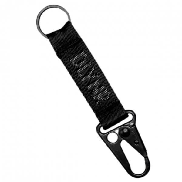 DOLLY NOIRE REFLECTIVE KEYCHAIN BLACK PORTACHIAVI