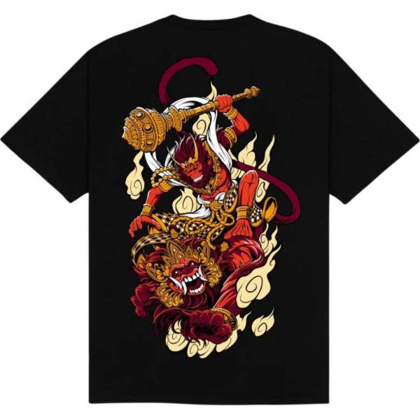 DOLLY NOIRE HANUMAN BLACK T-SHIRT