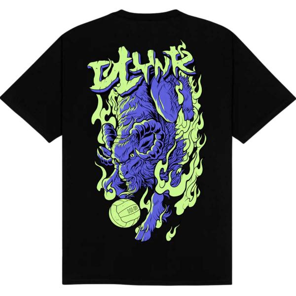 DOLLY NOIRE MASCOTTE TEE BLACK T-SHIRT