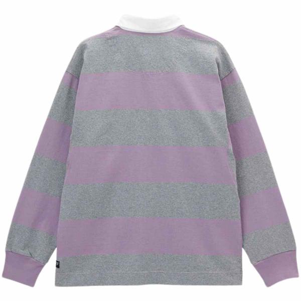 GRAMICCI LANGDON RUGBY SHIRT HEATHER / PURPLE