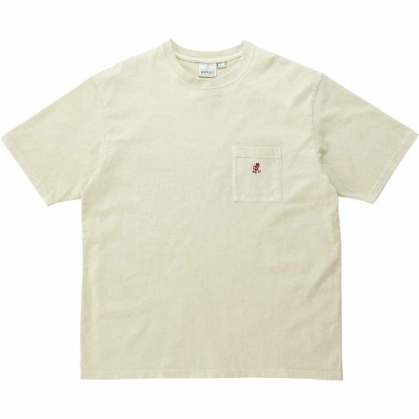 GRAMICCI ONE POINT TEE PIGMENT DYED NATURAL PIGMENT
