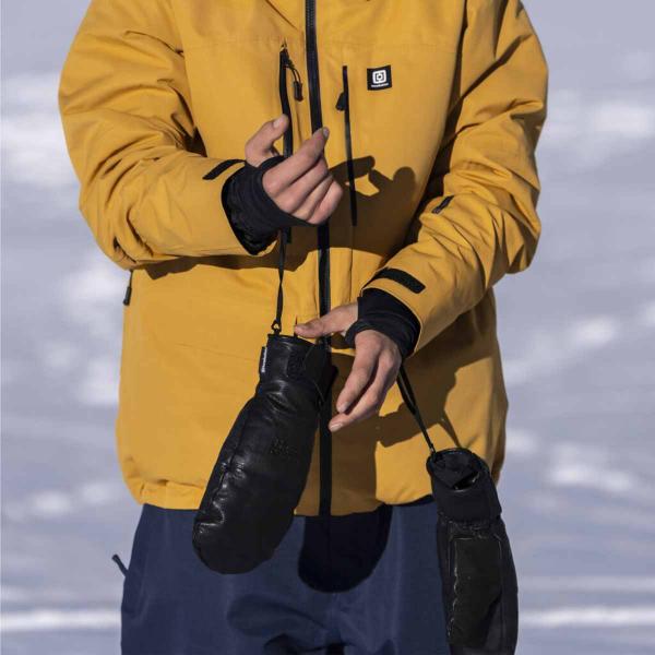 HORSEFEATHERS SYNAPSE GLOVES BLACK MOFFOLE SNOWBOARD