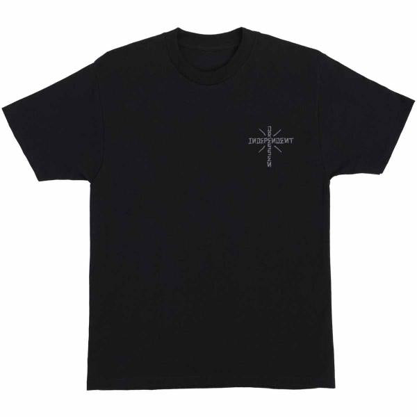 INDEPENDENT DRESSEN SKULL ROSE BLACK T-SHIRT