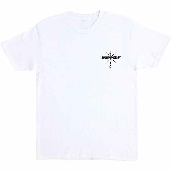 INDEPENDENT DRESSEN SKULL ROSE WHITE T-SHIRT