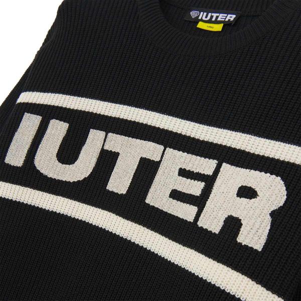 IUTER RACING JUMPER BLACK MAGLIONE