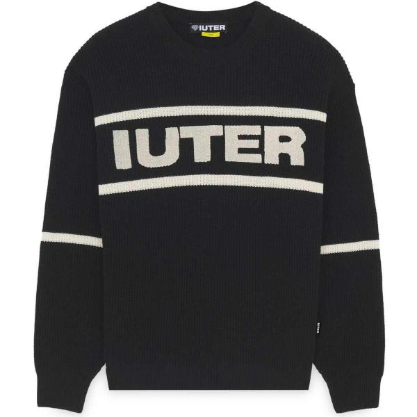 IUTER RACING JUMPER BLACK MAGLIONE