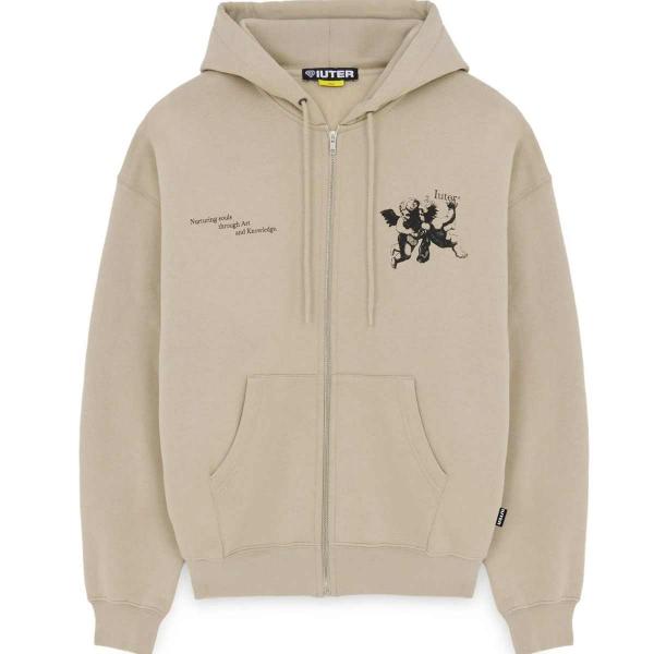 IUTER SOULS ZIP HOODIE STRING FELPA