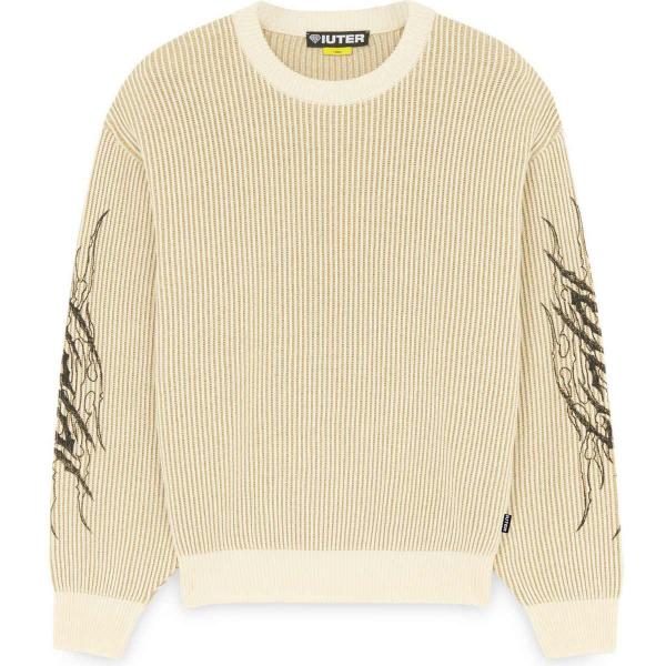 IUTER TRIBAL JUMPER IVORY MAGLIONE