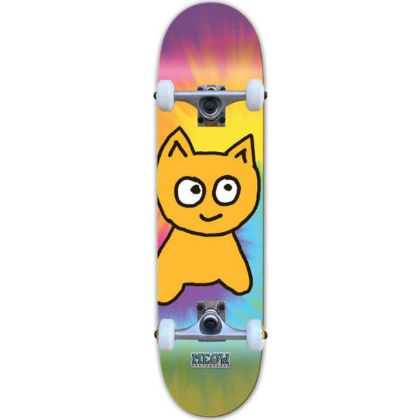 MEOW BIG CAT TIE DIE 7.25 SKATEBOARD BAMBINO