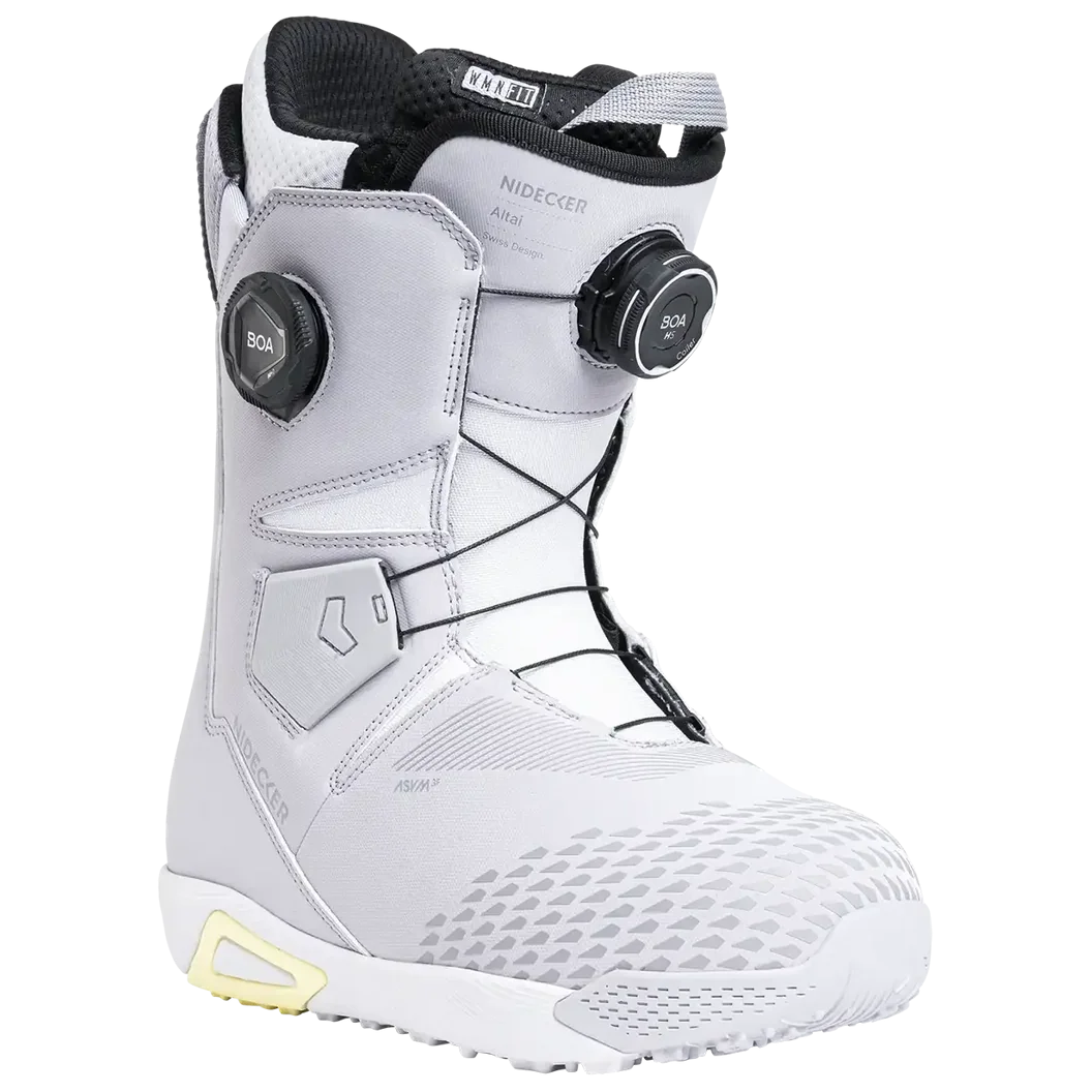 NIDECKER ALTAI LUNAR GRAY SCARPONI SNOWBOARD DONNA