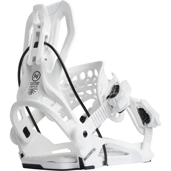 NIDECKER FLOW FENIX WHITE ATTACCHI SNOWBOARD