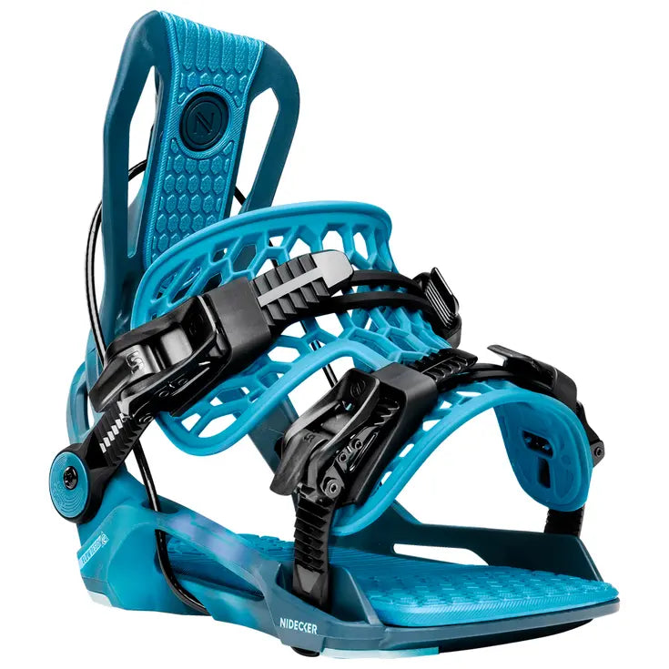 NIDECKER FLOW FENIX CYBER BLUE ATTACCHI SNOWBOARD