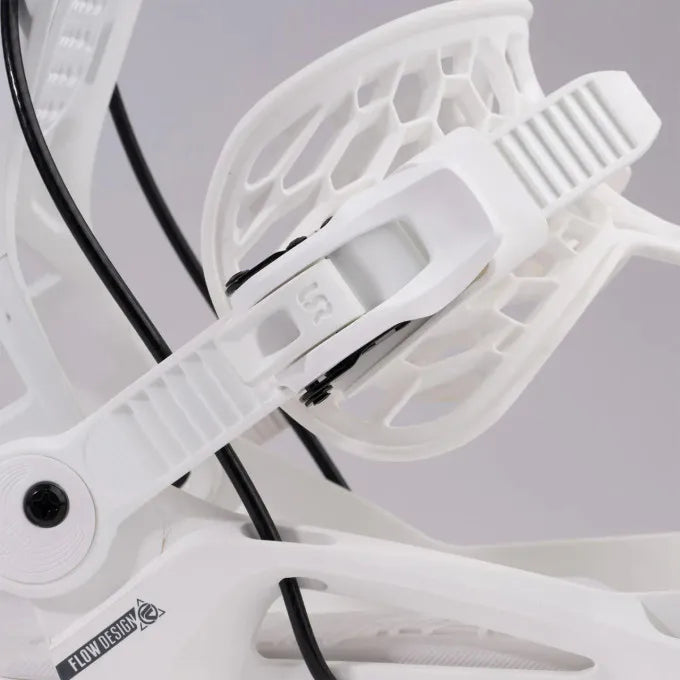 NIDECKER FLOW FENIX WHITE ATTACCHI SNOWBOARD
