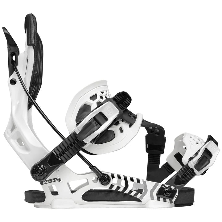 NIDECKER FLOW NX2 HYBRID WHITE ATTACCHI SNOWBOARD