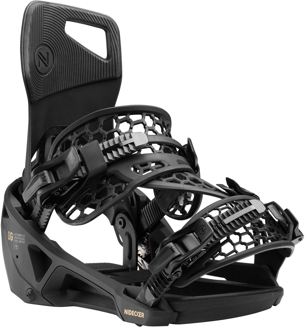 NIDECKER OG SUPERMATIC BLACK ATTACCHI SNOWBOARD