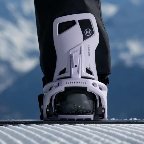 NIDECKER SUPERMATIC OG BLACK ATTACCHI SNOWBOARD