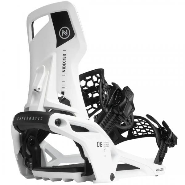 NIDECKER SUPERMATIC OG WHITE ATTACCHI SNOWBOARD