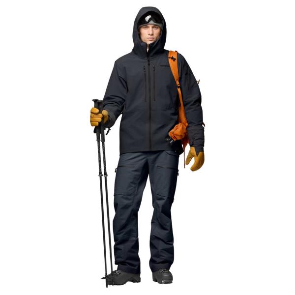 NORRONA LOFOTEN FLEX1 JACKET CAVIAR BLACK GIACCA SNOWBOARD