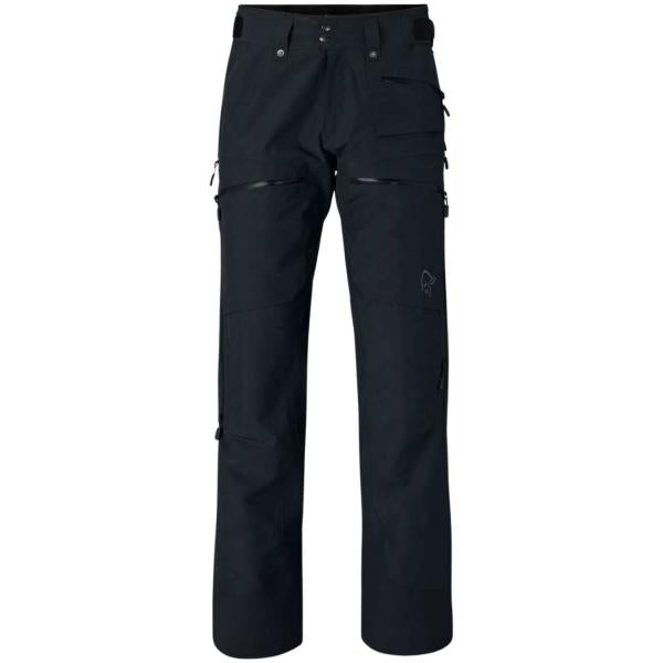 NORRONA LOFOTEN GORE-TEX INSULATED PANTS CAVIAR BLACK PANTALONI SNOWBOARD