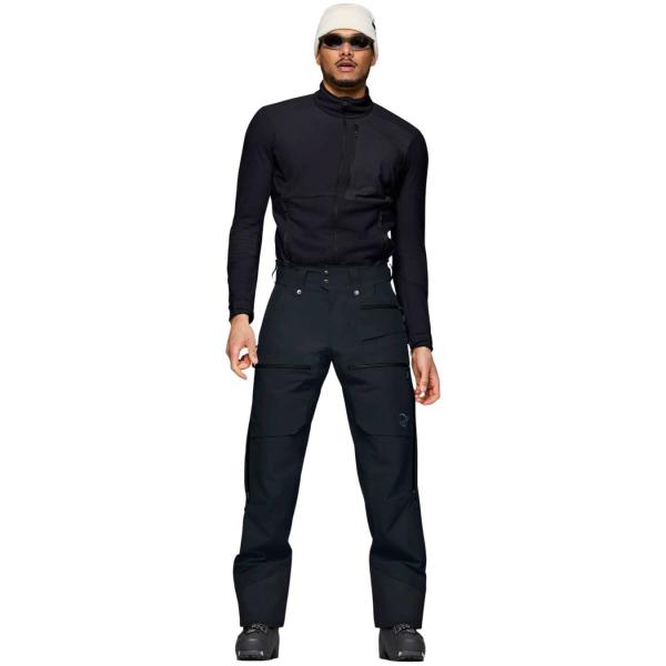 NORRONA LOFOTEN GORE-TEX INSULATED PANTS CAVIAR BLACK PANTALONI SNOWBOARD
