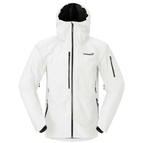 NORRONA LOFOTEN GORE-TEX INSULATED JACKET WHISPER WHITE GIACCA SNOWBOARD
