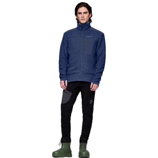 NORRONA TROLLVEGGEN WARM3 JACKET INDIGO NIGHT PILE