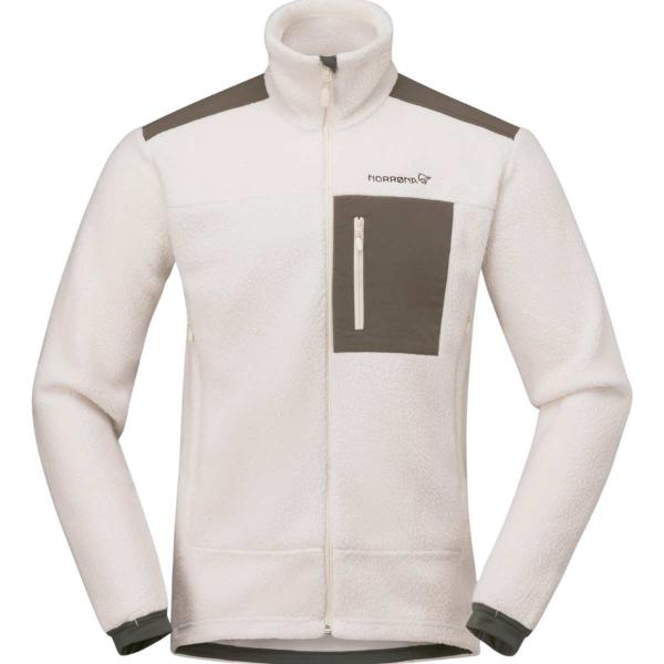 NORRONA TROLLVEGGEN WARM3 JACKET WHISPER WHITE PILE