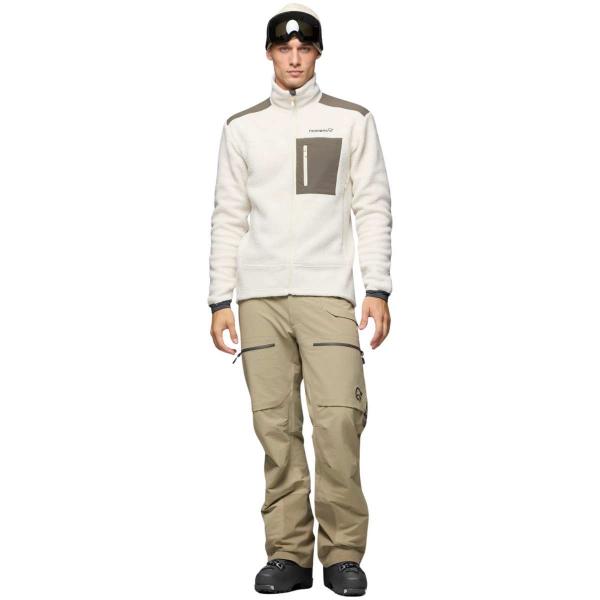 NORRONA TROLLVEGGEN WARM3 JACKET WHISPER WHITE PILE
