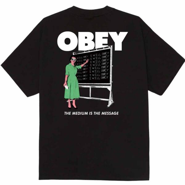 OBEY I WILL OBEY CLASSIC T-SHIRT BLACK