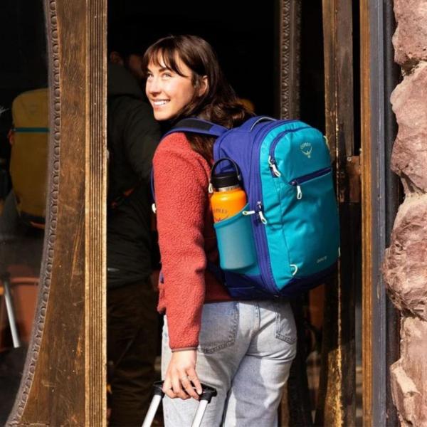 OSPREY DAYLITE EXPANDABLE TRAVEL PACK 26+6 BLACK ZAINO
